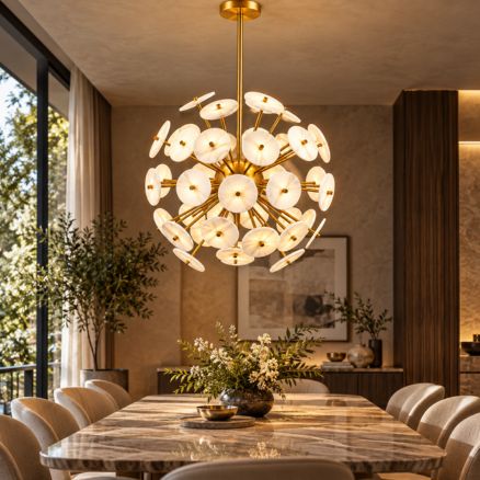 Alabaster Chandelier Hover