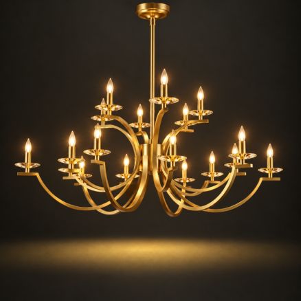 Brass Chandelier