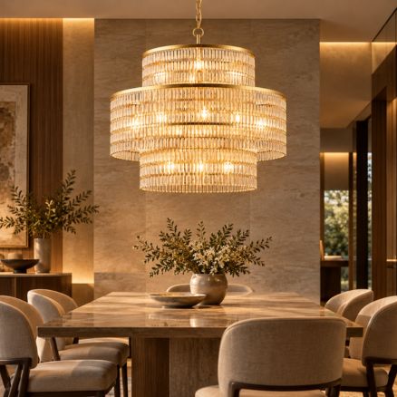 Wooden Beads Chandelier Hover